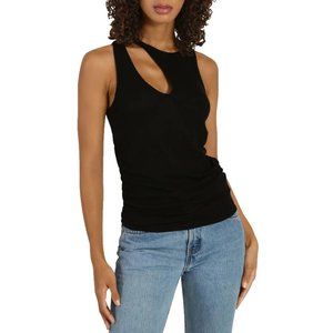 Philanthropy: MARLIN WOMENS CUT OUT ROUCHED TANK TOP